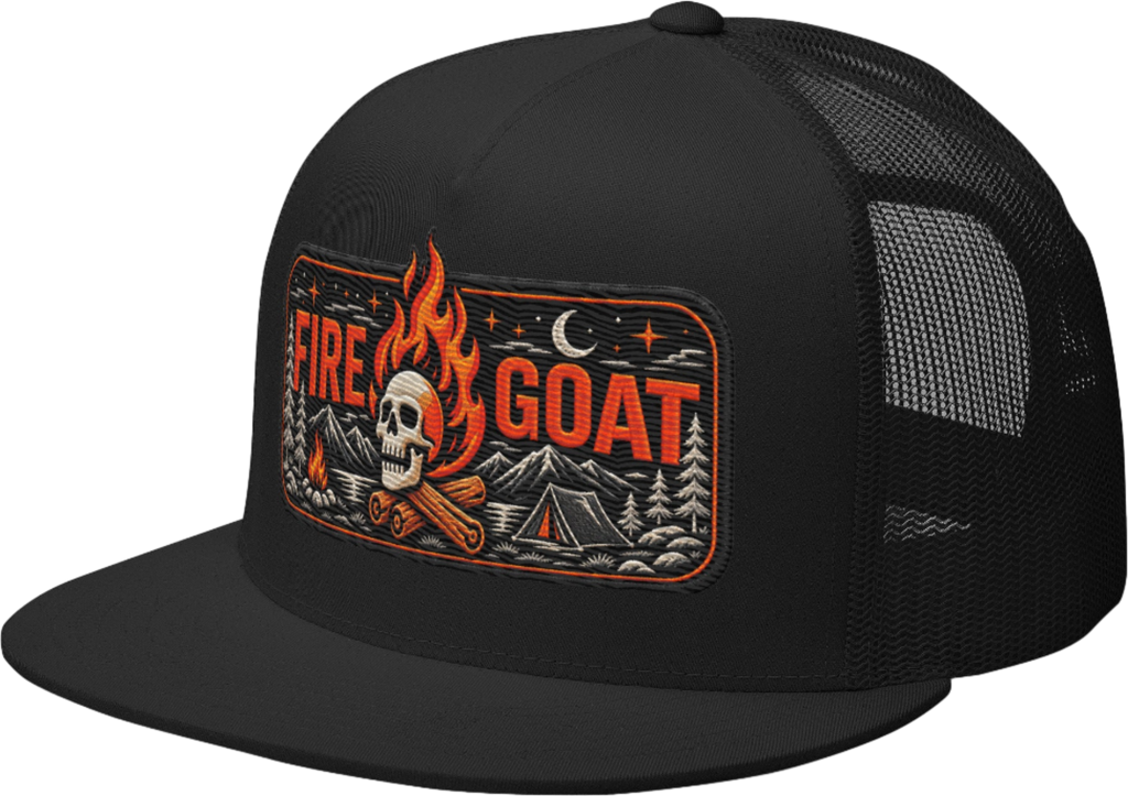Trucker-Cap Fire Goat