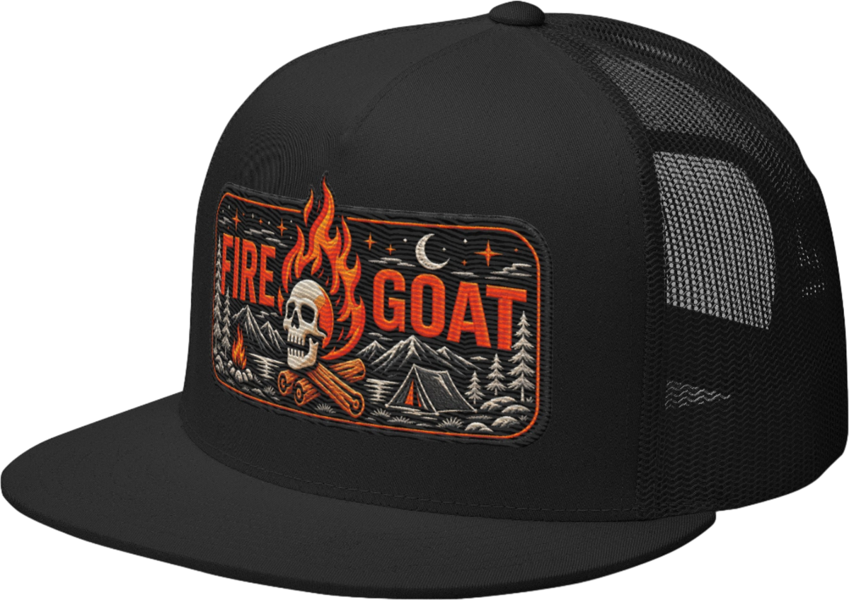Trucker-Cap Fire Goat